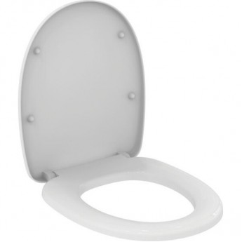 Сидение и крышка, дюропласт, стальные шарниры IDEAL STANDARD ECCO
